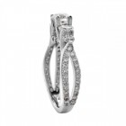 2.00 Cts 5 Stone Round Diamond Engagement Ring